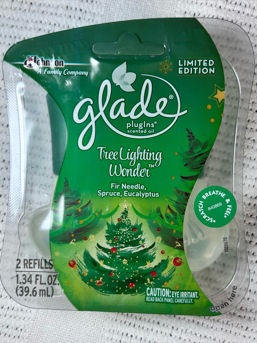 New Glade Tree Lighting Wonder Plug In Refills (2)